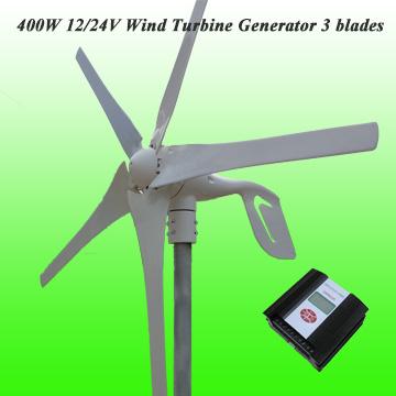 2015 Free Shipping Hot Selling Low Wind Speed Starting 5 Blades 400W Wind Generator Kit With LCD Display Wind Solar Hybrid Controller