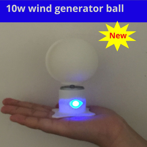 Micro Motor Small LED lights Vertical Axis Wind Turbine Generator full set DIY lesson wind generator windmill