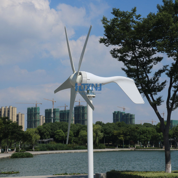 New product 400W horizontal wind turbine 3 or 5 blades 3 phase AC for home use