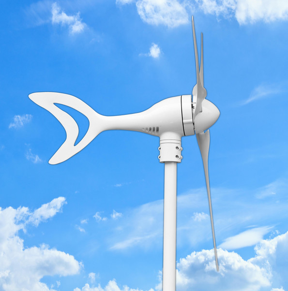 Popular-selling 3pcs Blades Wind Power Turbine Generator with Max 600W Waterproof Charge Controller 12V 24V 600W