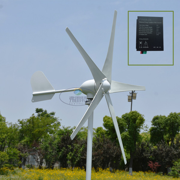 400watt max power 600w 3blades / 5blades 12v 24v wind turbine wind generator with permanent magnet generator for home use 50hz three phase