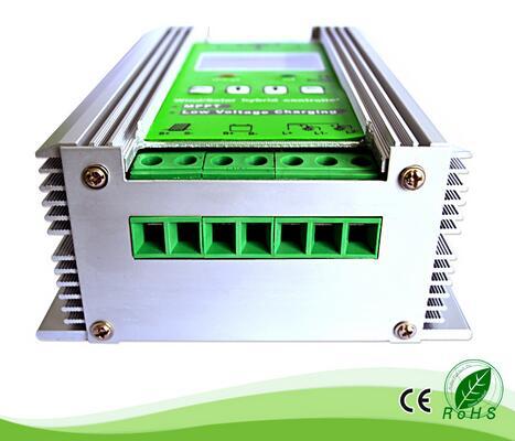 Hot-selling 600W 12V/24V auto MPPT hybrid charge controller with dumpload resistor,boost charging 300W wind turbine power+300W solar power