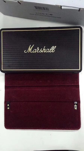 High quality Marshall Stockwell Portable BlueTooth Speaker With Flip Cover Case drop shipping DHL