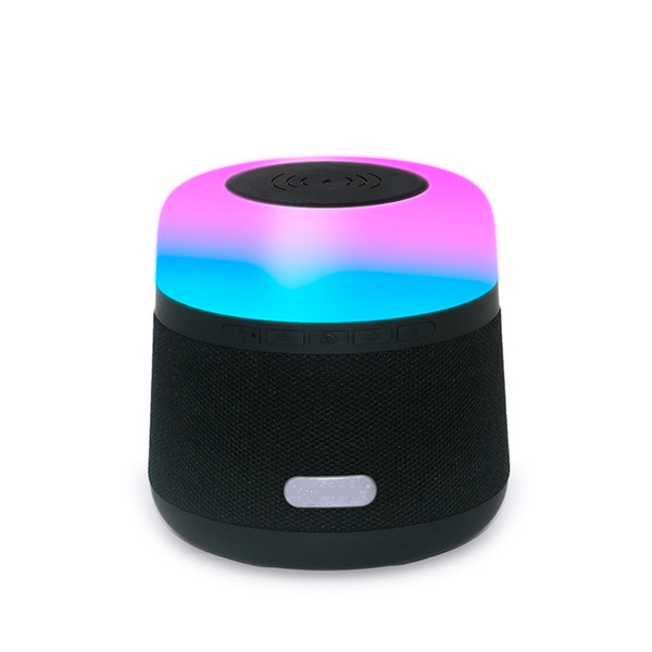 LED Bluetooth Speaker with Wireless Charger Fast Wireless Charging TWS Docking dock for iPhone X/8 Samsung Note 8/9