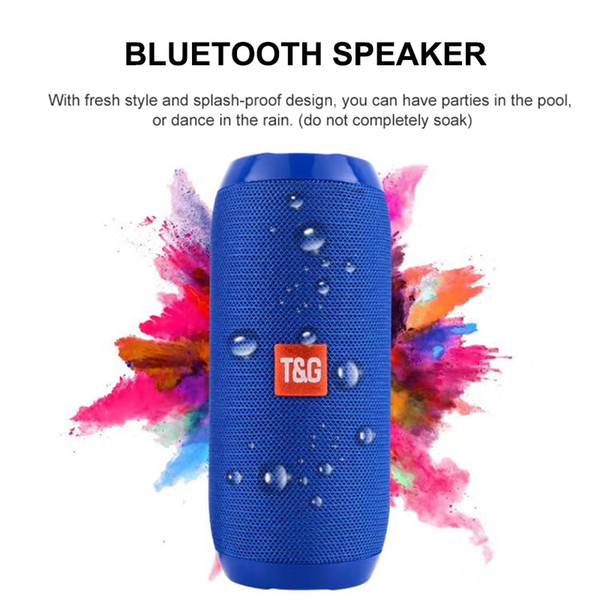 2019 New TG New Bluetooth Bass Speaker Portable Outdoor Sport Loudspeaker Wireless Mini Column Music Player Support TF Card Hi-Fi Boxes