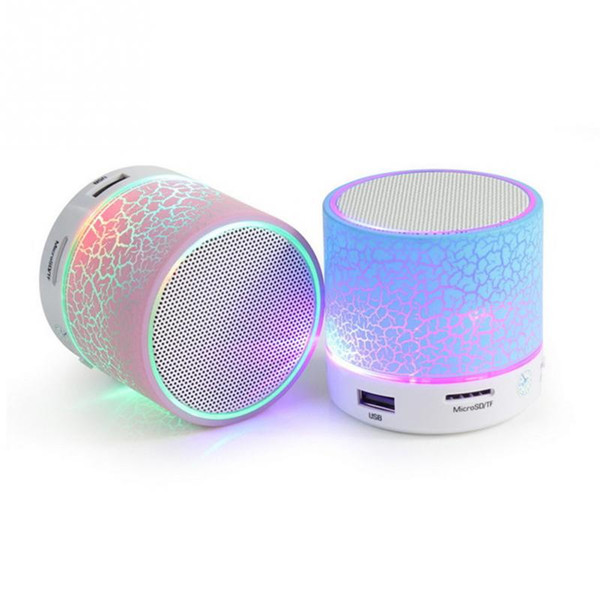 Hot Portatile HA CONDOTTO il Mini Altoparlante Senza Fili del Bluetooth A9 LED Night luce TF USB FM Musicale Audio Altoparlanti Per Il telef