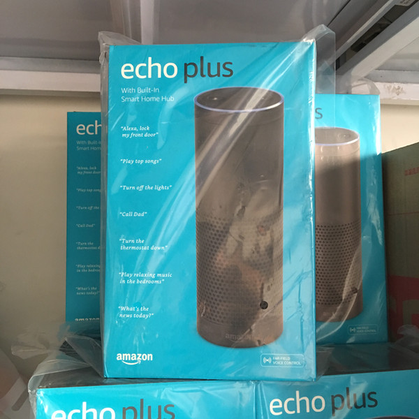 Original Echo Plus (1st Gen), Black AI Speakers Voice-activated smart home in stock