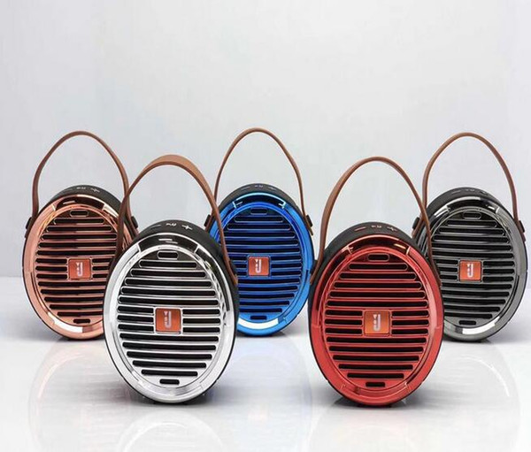 dv08 2018 Retro Mini Vintage Bluetooth Speaker outdoor wireless card gift audio