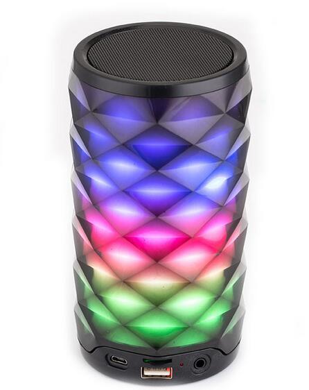 2018 G9 colorful lights bluetooth speaker portable outdoor subwoofer wireless card gift audio