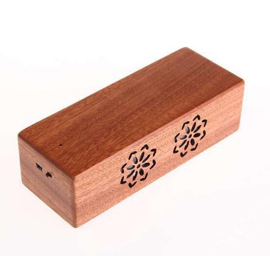 top quality ship free 2018 new Mobile phone induction sound solid wood smart computer speaker wooden non-Bluetooth microphone