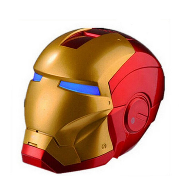 Iron Man Bluetooth Speaker & Radio Wireless Bluetooth V4.2 Speakers With Music MP3 With FM Radio Support TF Card For Phone PC