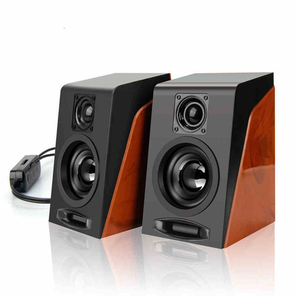 New MiNi Subwoofer Restoring Ancient Ways Desktop Small Computer PC Speakers With USB 2.0 & 3.5mm Interface