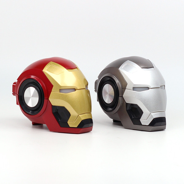 Iron Man Bluetooth Speaker & Radio Wireless Bluetooth V4.2 Speakers With Music MP3 With FM Radio Support TF Card For Phone PC