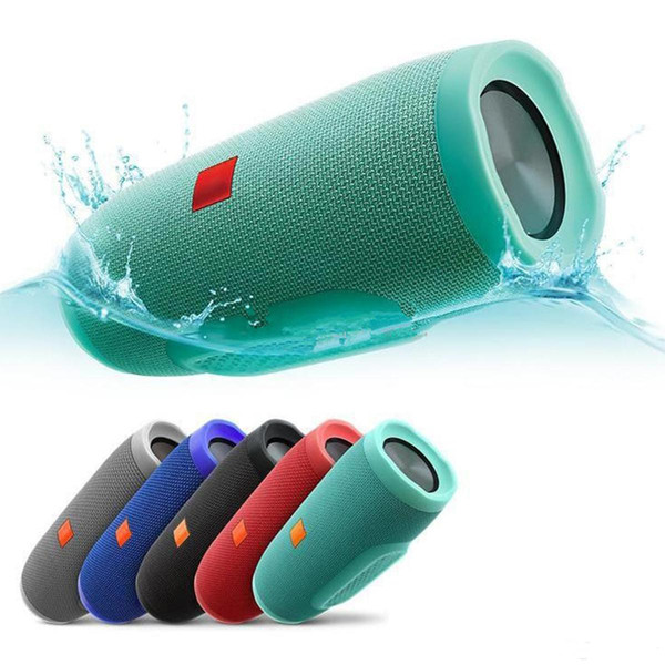 2019 New Charge 3 Wireless Bluetooth Speaker With Power Bank Function TF Card Portable Waterproof Free Shipping