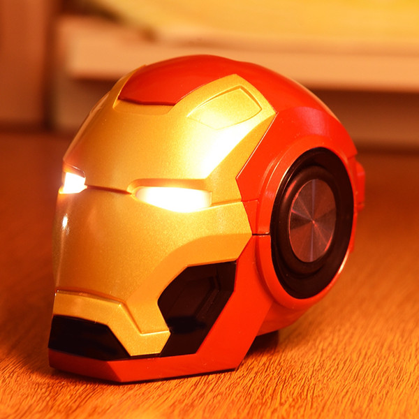 Iron Man Bluetooth Speaker & Radio Wireless Bluetooth V4.2 Speakers With Music MP3 With FM Radio Support TF Card For Phone PC