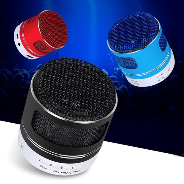 Mini A9D portable wireless Bluetooth Speaker With Microphone colorful led speaker Support FM Radio TF Card U desk Subwoofer Music Player