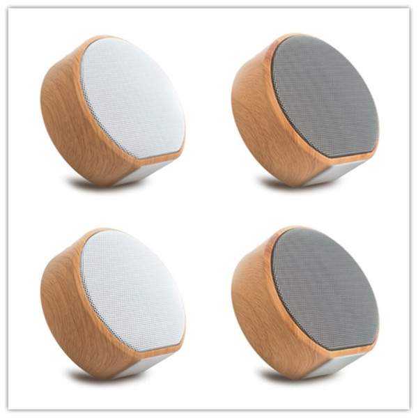 A60 Wood Bluetooth Speaker Portable Wireless Subwoofer MP3 Player FM Radio Audio TF Card USB Play Handsfree Calling Outdoor Wooden Speakers