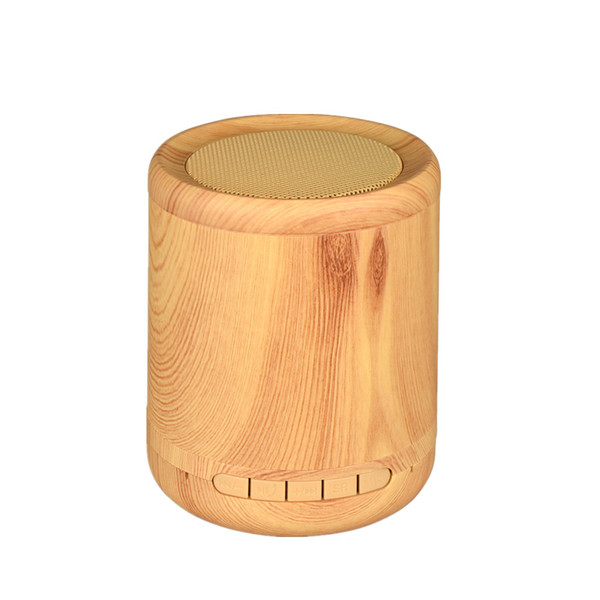 K2001 Mini Wood Bluetooth Speaker Strong Bass Wireless Subwoofers Music MP3 Player Outdoor Wireless Stereo Music Box Support TF AUX