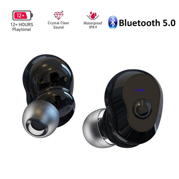 Lucky2019 Bluetooth Headset Tws5.0 Unitas Conversation The Degree Of Antelope Motion Run Waterproof Overlength Life