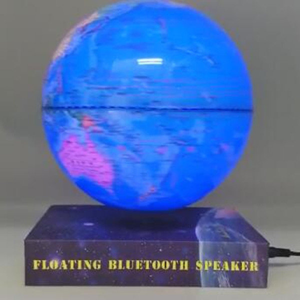 DHL free shipping Maglev wireless Bluetooth Speaker floating audio floating and rotating 6inch globe for gift