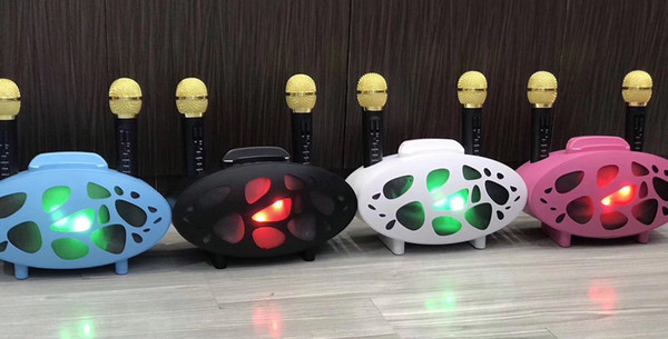 2019 new high--quality professional karaoke family ktv wireless bluetooth speaker XY-168 with tf card slot usb input microphones