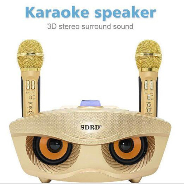 New Private Model SD306 Microphone Home KTV DHL Free shipping Outdoor Portable Wireless Live Broadcasting Microphone Bluetooth Audio