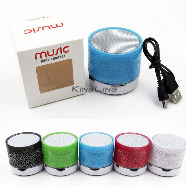 Bluetooth Speaker Outdoor Speakers Handfree Mic Stereo LED Portable Speakers TF Card Call Function DHL Free Shipping No Logo In Retail Box