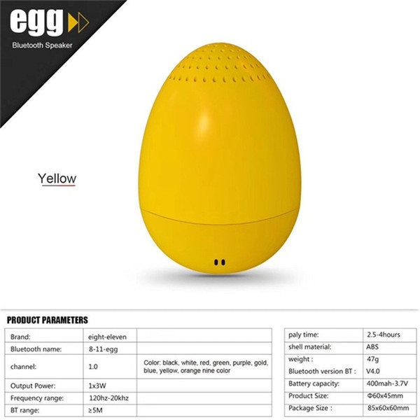 Digiworld four color portable wireless speaker sound system egg acoustics support calls remote camera as christmas gift xnxx pro