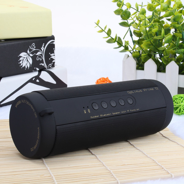 T2 Bluetooth speaker portable waterproof outdoor wireless Mini column speaker box TF card FM stereo hi-fi boxes