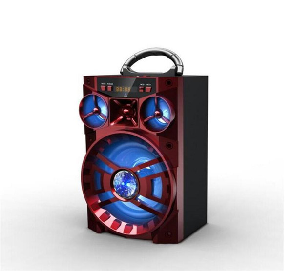 2018 Newest Loudspeaker MS-188BT Multi-functional Bluetooth Speaker Big Drive Unit Sound Hifi Speaker Bass Colorful Backlight FM Radio