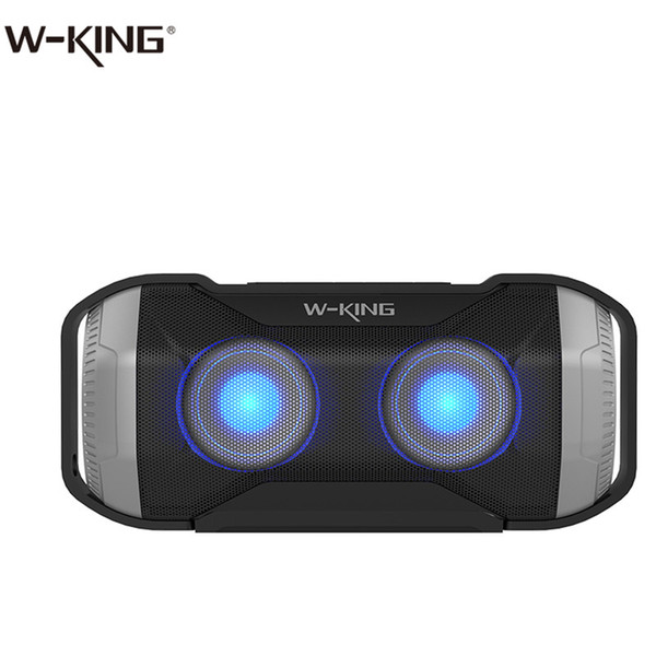 W-KING 10W Outdoor Bluetooth Speaker S21 Wateproof IPX5 Portablet Wireless Bicycle Speaker with LED Light for Mobile Phones