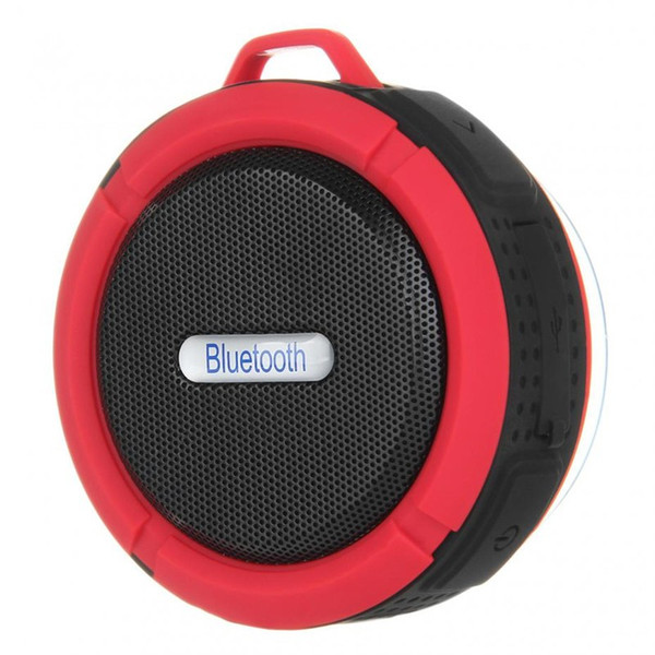 C6 IPX7 wireless Bluetooth Speaker waterproof Suction Cup speakers Handsfree MIC Voice Box portable dustproof shockproof