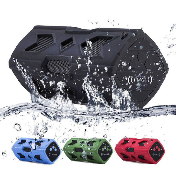 Waterproof Dustproof Shockproof Portable NFC HiFi Wireless Bluetooth 4.0 Speaker Soundbar outdoor for cellphone PC