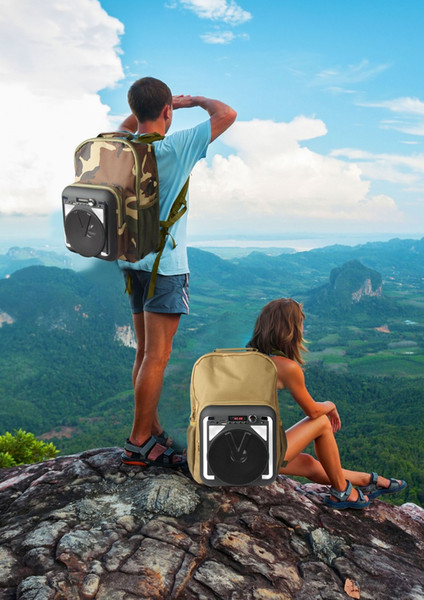 Hot style backpack bluetooth speaker cross-border special voice for Wish hot style portable outdoor card audio