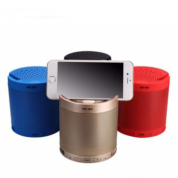 Bluetooth Speaker Grill With Phone Dock 6W 1200mah Powerful Speaker grill Metal Portable 3D Stereo grill Speaker HFQ3