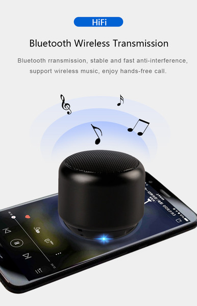 Mini Portable Speakers Bluetooth Speaker Wireless Handsfree with TF Card Subwoofer mp3 player Subwoofer music usb player laptop Party Speake