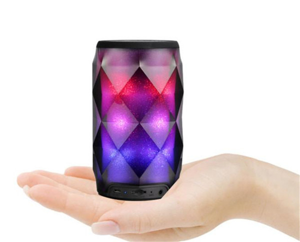 2019 Sports Portable Bluetooth Speaker Subwoofer LED Lamp Speaker Colorfull Wireless Bluetooth Deep Subwoofer Stereo Portable Speakers