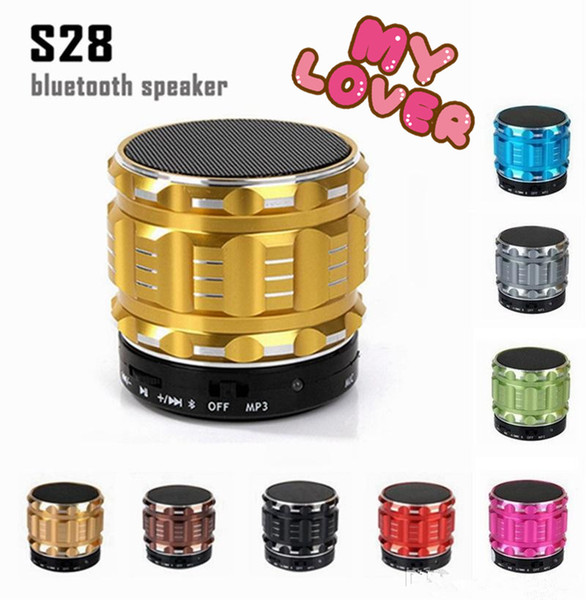 Portable Wireless Bluetooth Speaker S28 with Built in Mic TF Card Handsfree Mini Speaker with Retail Box