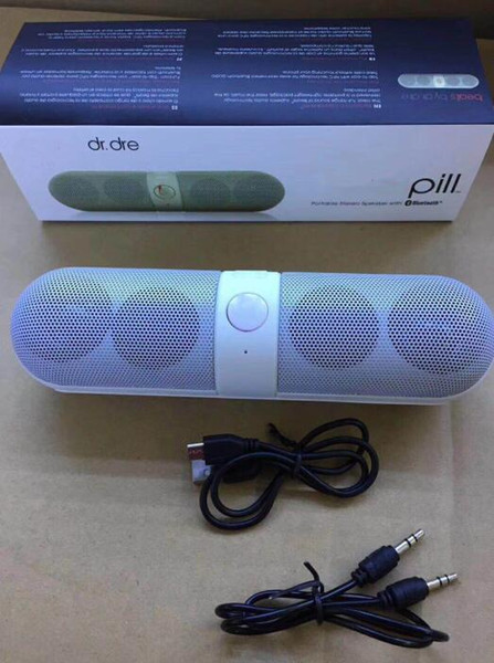 Hot Beats Pill Mini Bluetooth Speaker outdoors Multifunctional Portable Loudspeaker Support TF FM Provide retail boxes