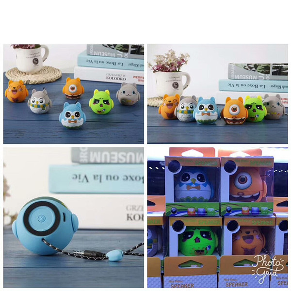 New Cartoon Bluetooth Speaker Cartoon Doll Mini Bluetooth Stereo Subwoofer Support TF Card USB Disk for Computer Mobile Phone