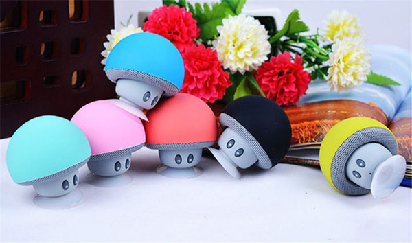 Wireless Mini Bluetooth Speaker Portable Mushroom Waterproof Stereo Bluetooth Speaker For Android IOS PC for s7 edge