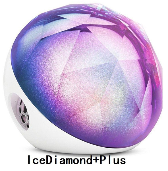 100% Original Yantouch Ice Diamond Plus Bluetooth Speaker,Black Diamond Brilliant LED Colorful Light with Alarm Clock magic ball Speaker