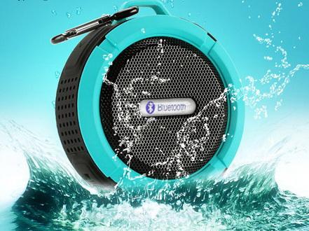 C6 IPX7 speaker Sports Shower Portable Waterproof Wireless Bluetooth Speaker Suction Cup Handsfree Voice Box for iphone Samsung pc