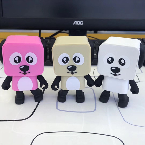 Bluetooth Speakers Portable Mini Electronic Dancing Dog Robot Toy Wireless Stereo Speakers For samsung apple phone