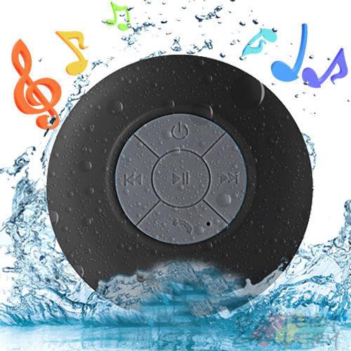 Waterproof Wireless Bluetooth Handsfree Mic In-Car / Shower Mini Suction Speaker FOR ALL CELLPHONES,TABLETS AND BLUETOOTH DEVICES