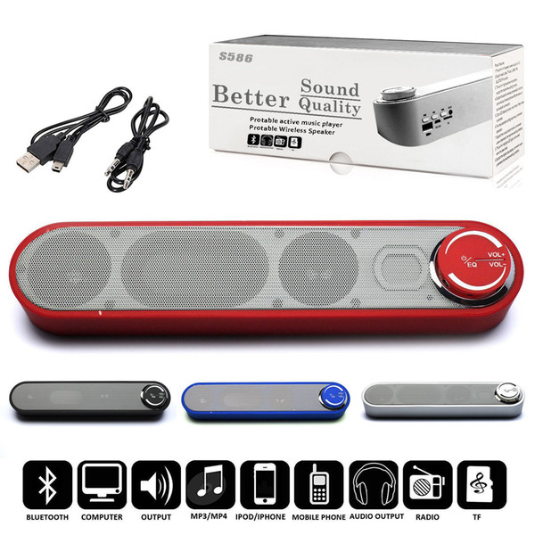 Wireless Powerful Portable Bluetooth Loud Stereo Speaker Hi-Fi USB TF FM Radio