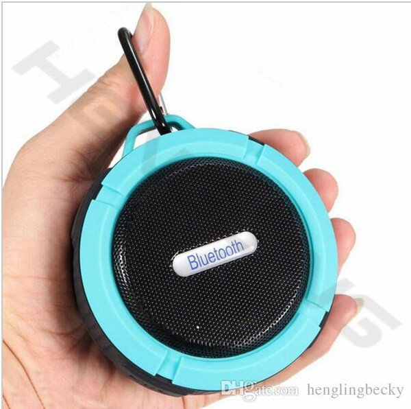 C6 IPX7 wireless Bluetooth Speaker waterproof Suction Cup speakers Handsfree MIC Voice Box portable 3.0 for iphone samsung