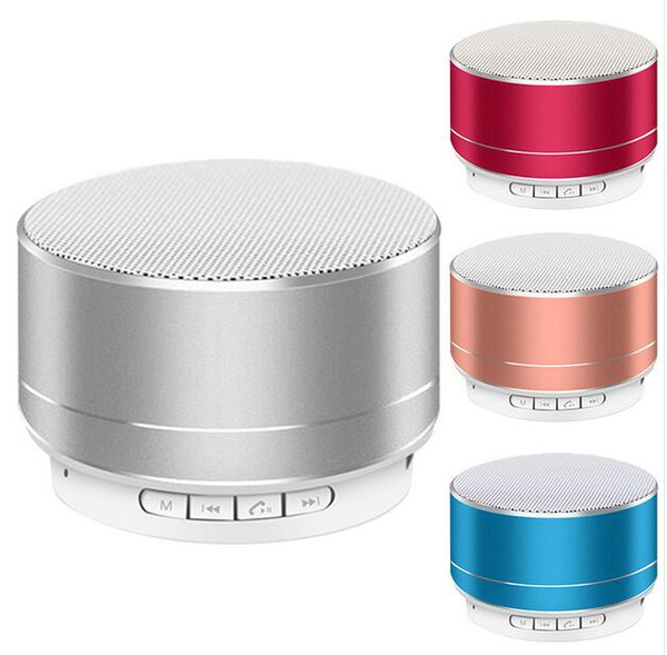 LED MINI Bluetooth Speaker A10 TF USB FM Wireless Portable Music Sound Box Subwoofer Loudspeakers For Phone PC