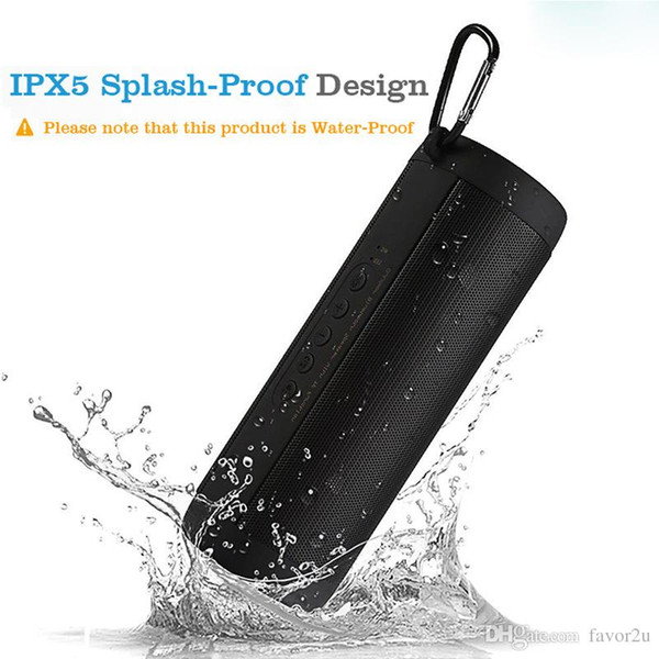 Top Sounds Quality outdoor Wireless Bluetooth stereo speaker Outdoor speaker IPX5 Waterproof Bluetooth Speaker with LED Light