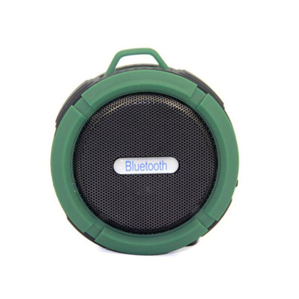 C6 Bluetooth speaker wireless Bluetooth Speaker Potable Audio Player Waterproof Speaker Snap Hook Suction Cup With Package